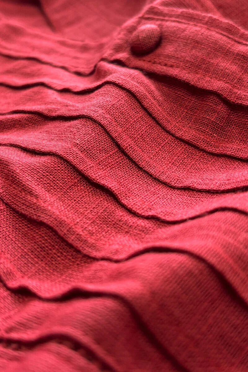 Surplus: Roza Nida Brick Red Kurta