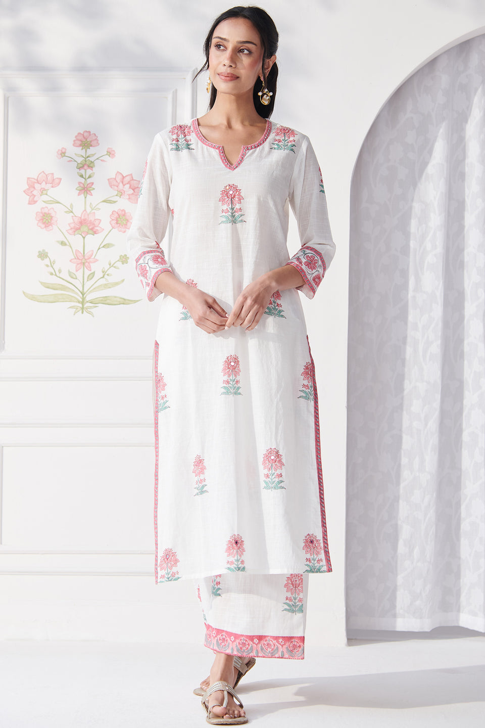 Gulbahar Bahara Sanganeri Kurta