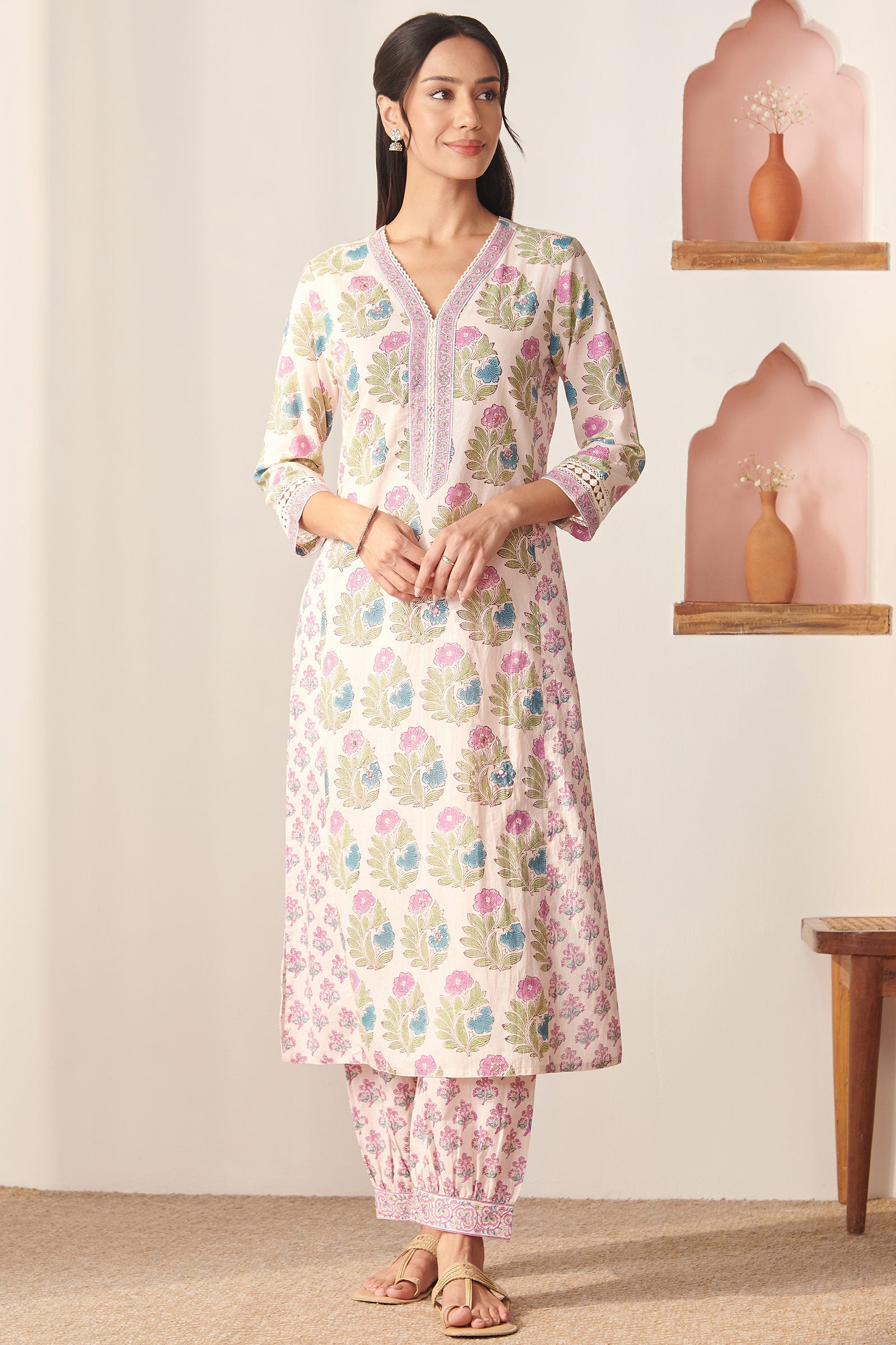 Gulbarg Fareena Sanganeri Kurta