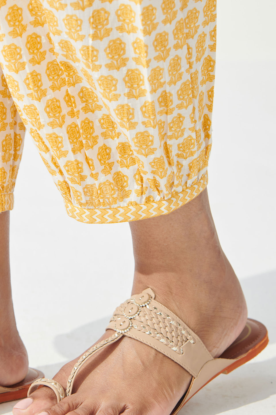 Gulbahar Pariza Sanganeri Izhaar Pants