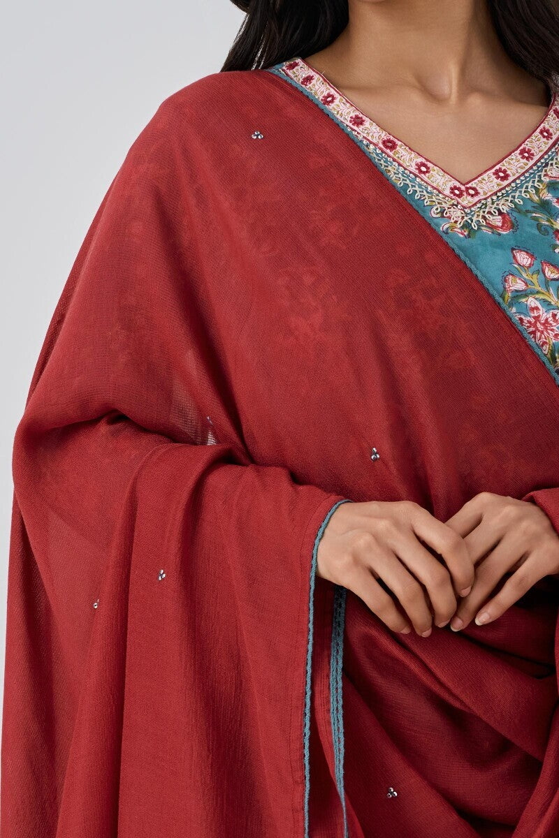 Rosheen Samreen Tabby Check Dupatta