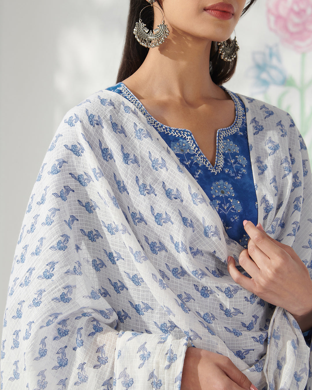Neelofar Zunaira Sanganeri Dupatta