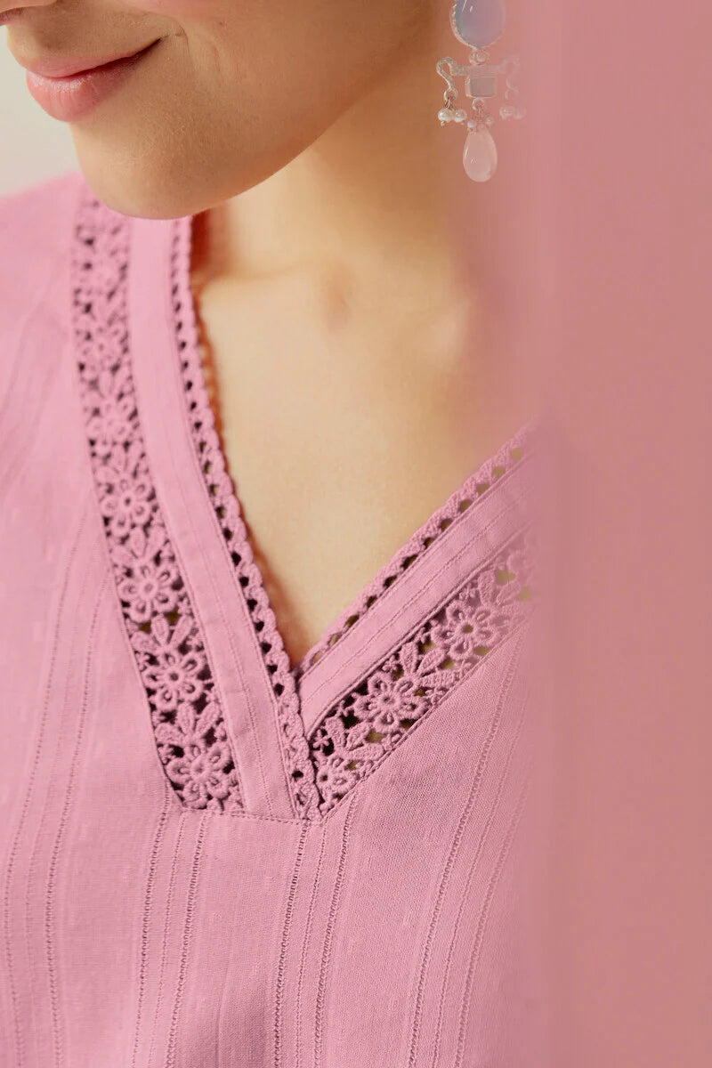 Surplus: Roza Sehr Mauve Kurta