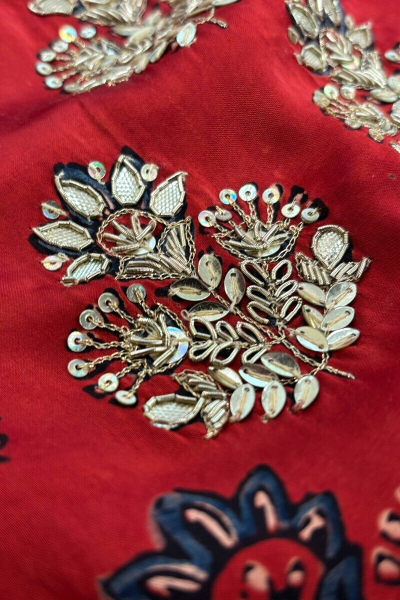 Mehrunissa Aiza Ajrak Kurta