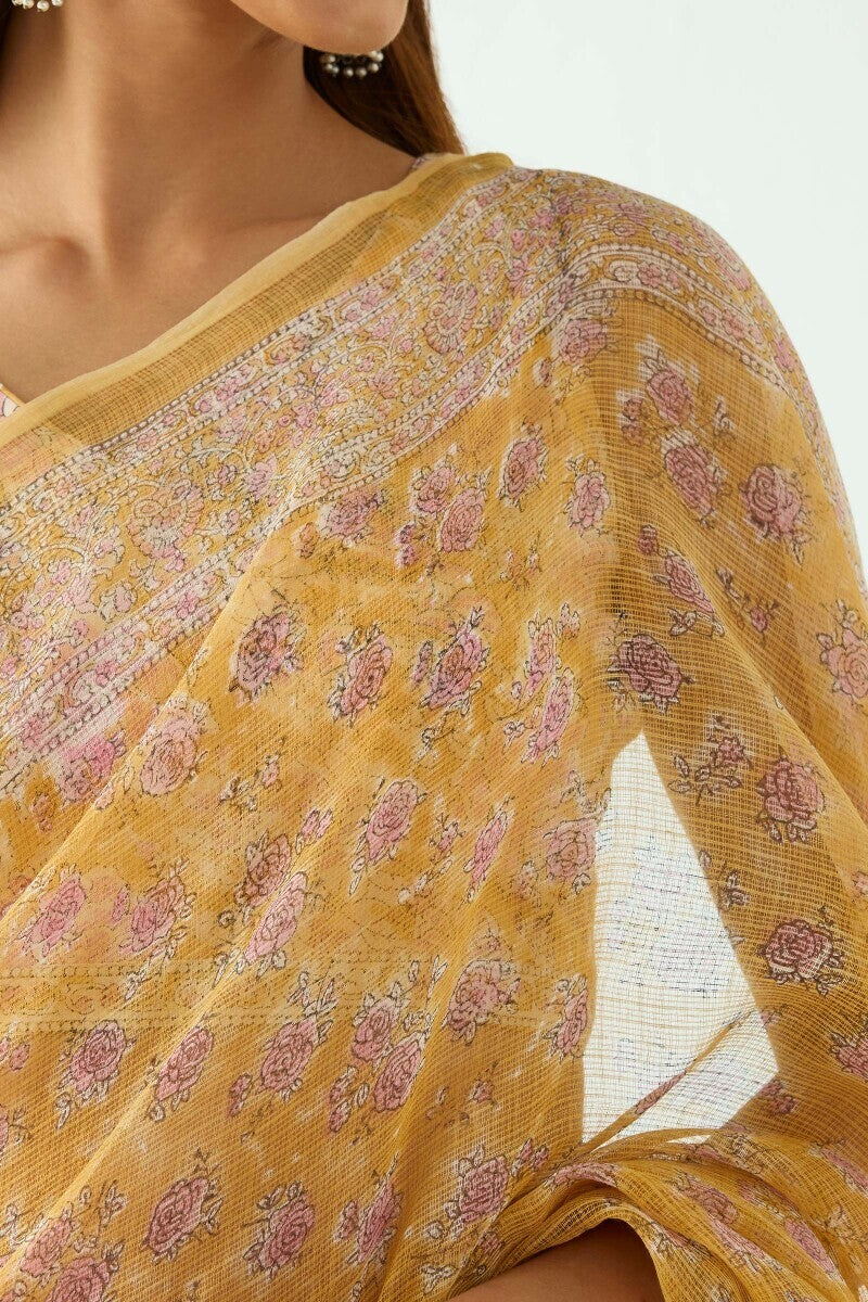 Gul Bano Ferozah Kota Silk Saree