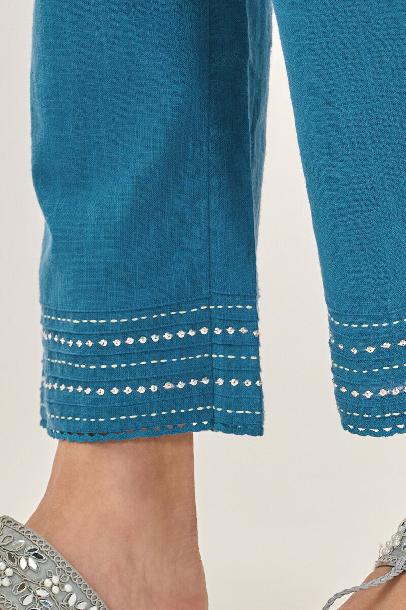 Roza Zara Blue Narrow Pants