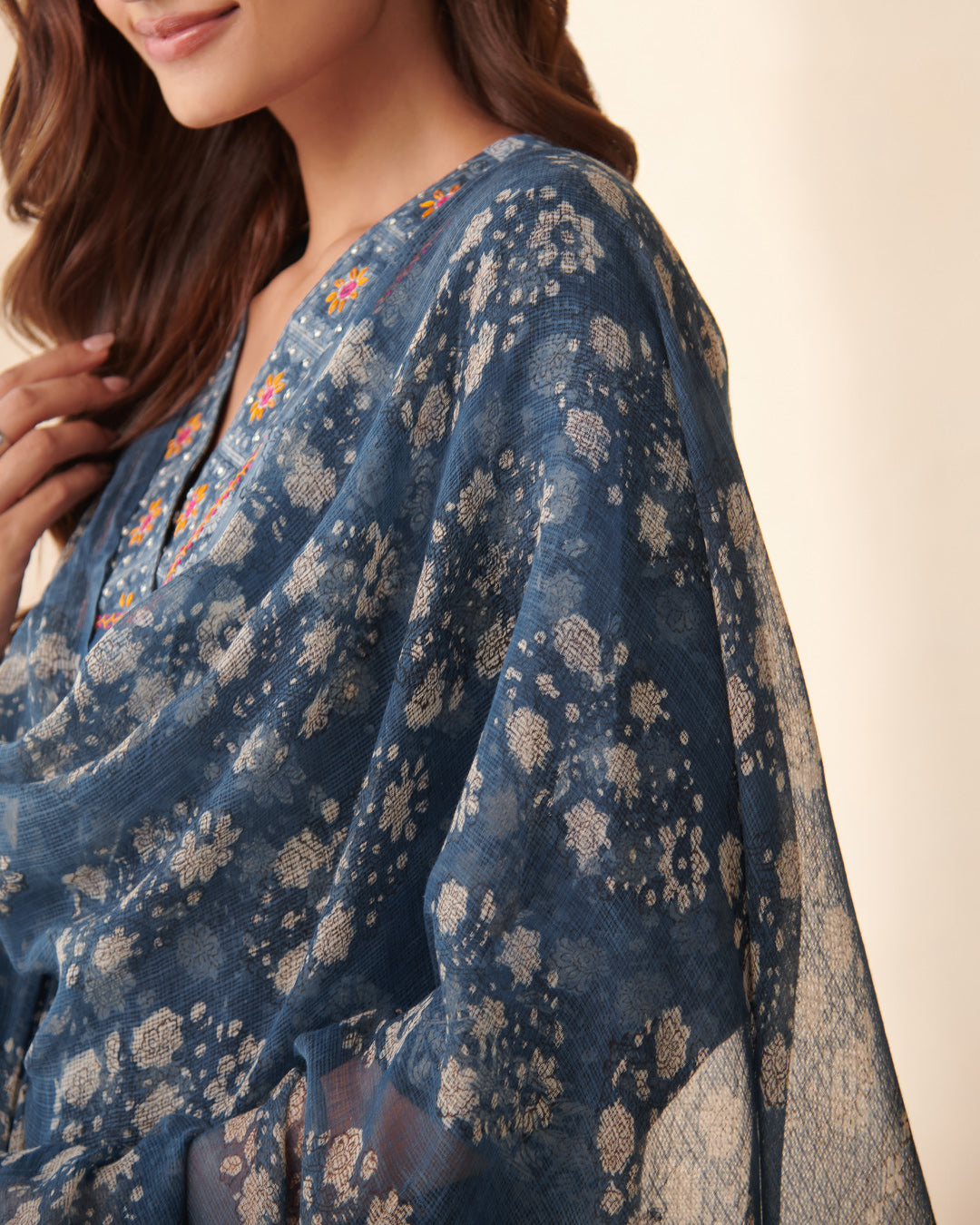 Sehra Zahira Bagru Dabu Dupatta