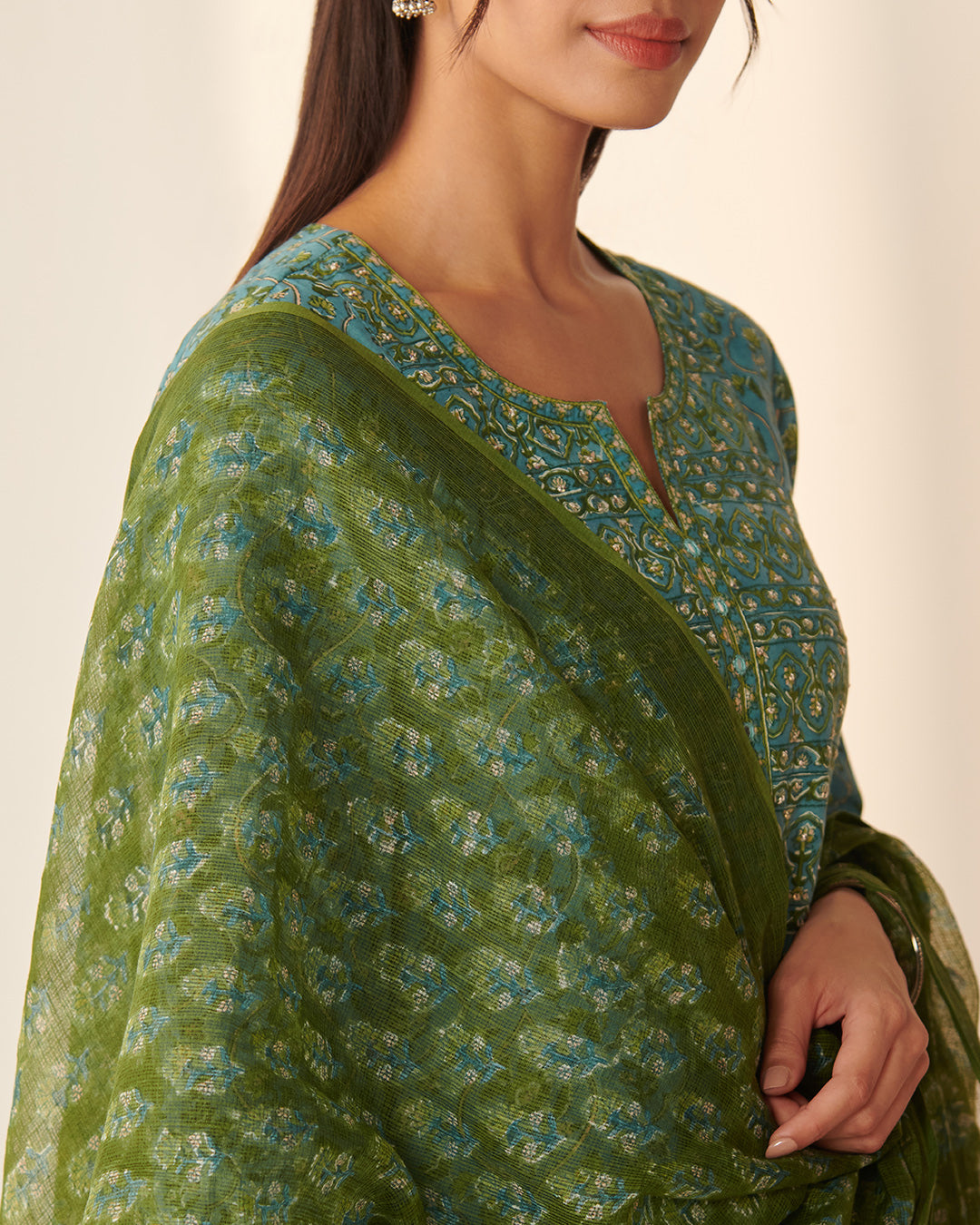 Gulbarg Riya Sanganeri Dupatta
