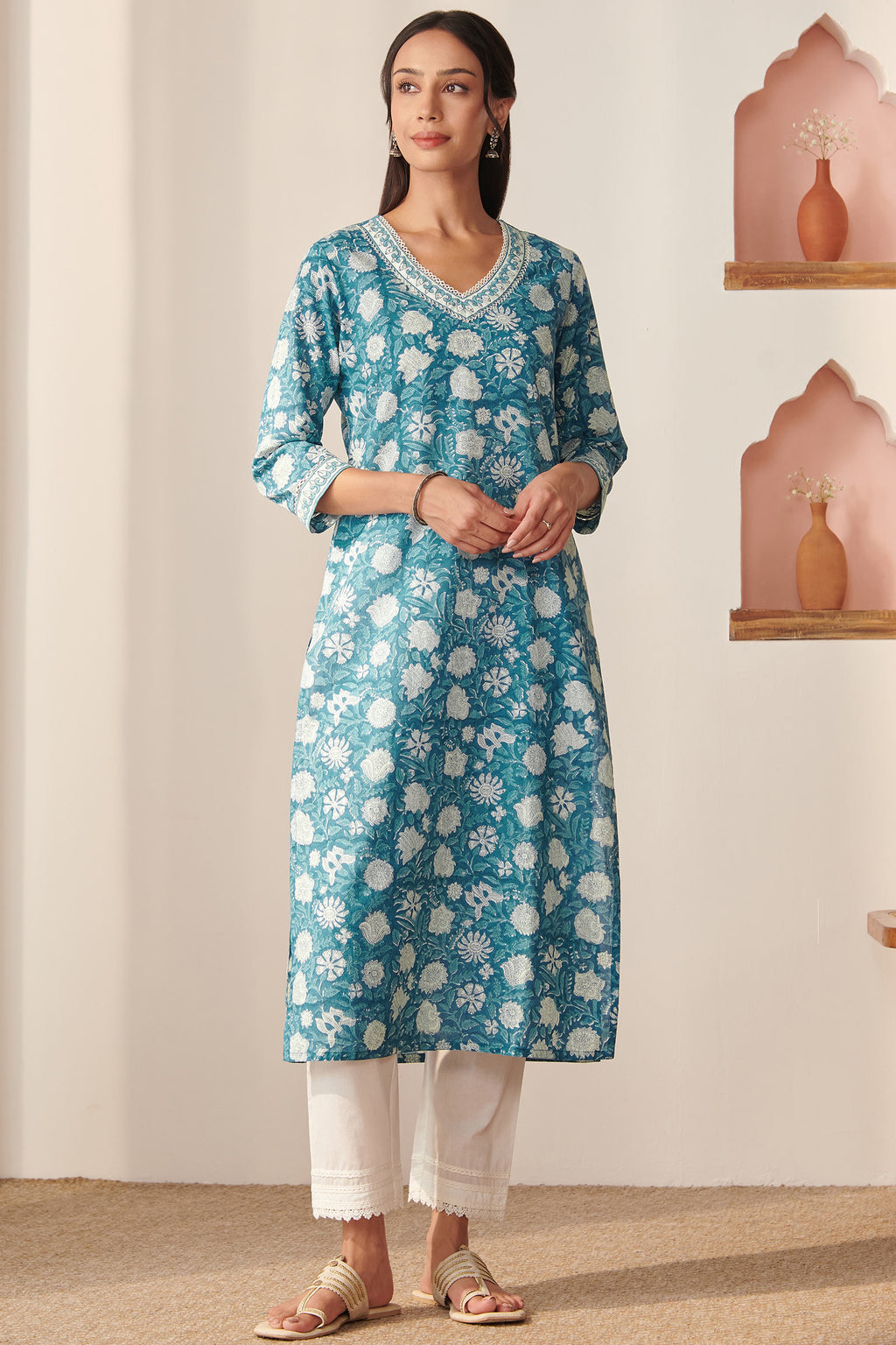 Gauhar Sania Sanganeri Kurta