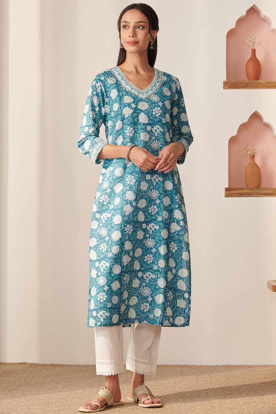 Gauhar Sania Sanganeri Kurta