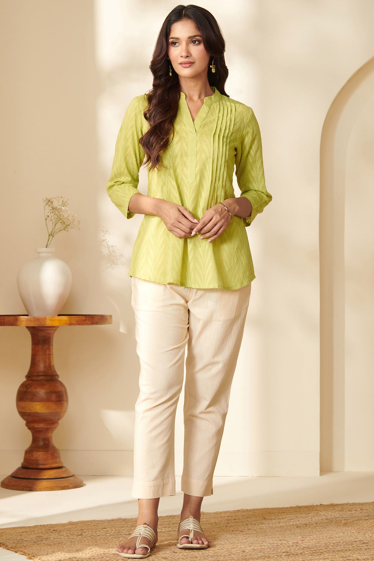 Roza Azin Green Top