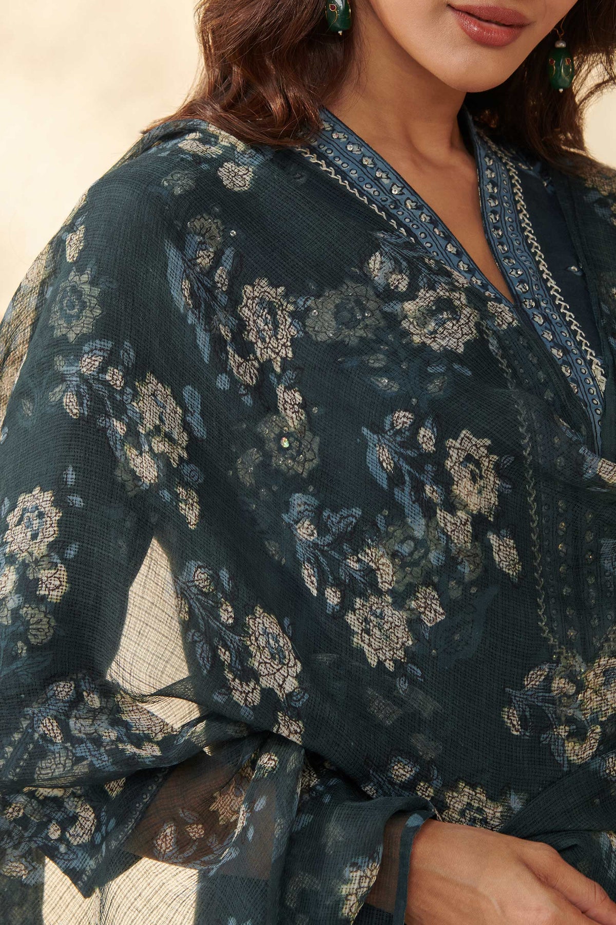 Sehra Seher Bagru Dupatta