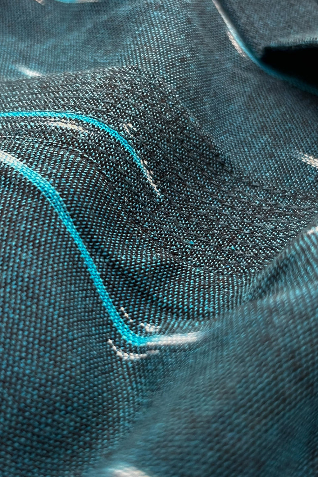 Gulbarg Rumaisa Blue Ikat Kurta