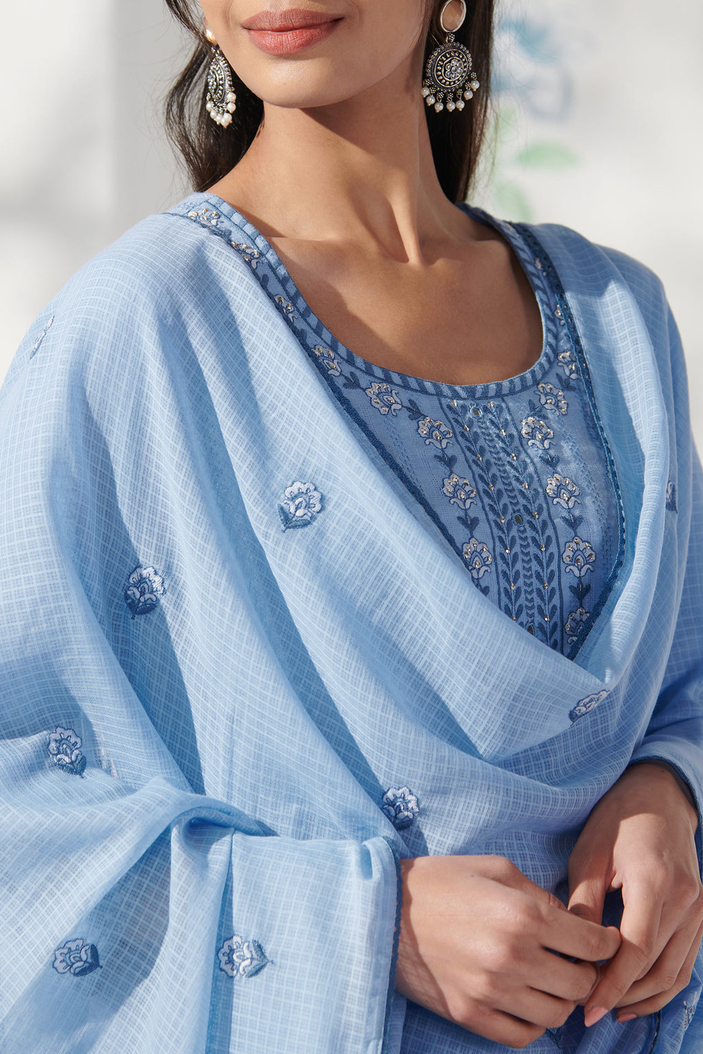 Mehraab Ameera Blue Dupatta