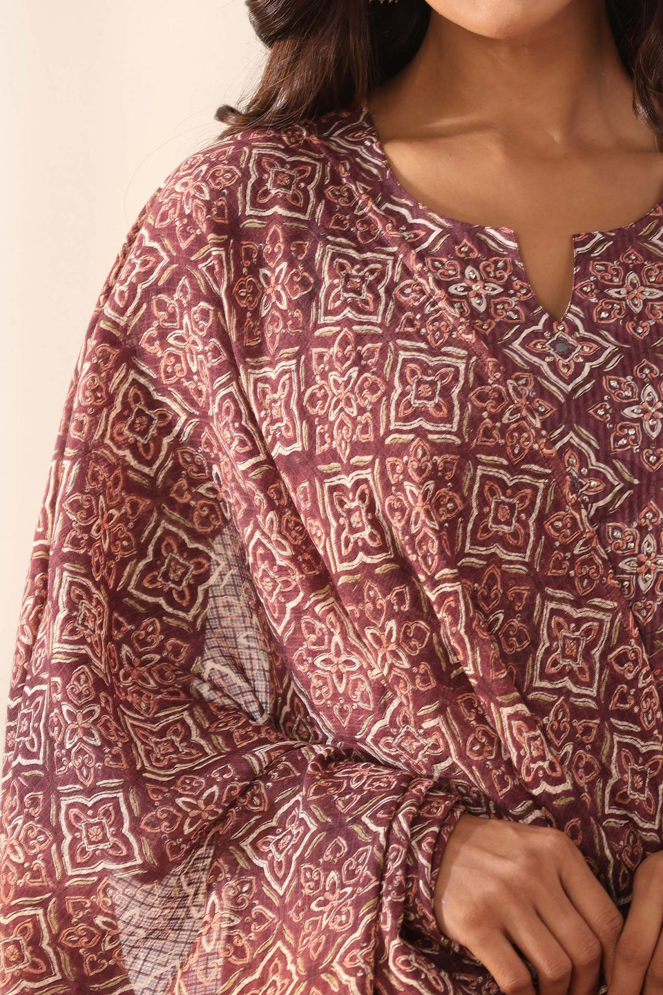 Gauhar Rabiah Sanganeri Dupatta