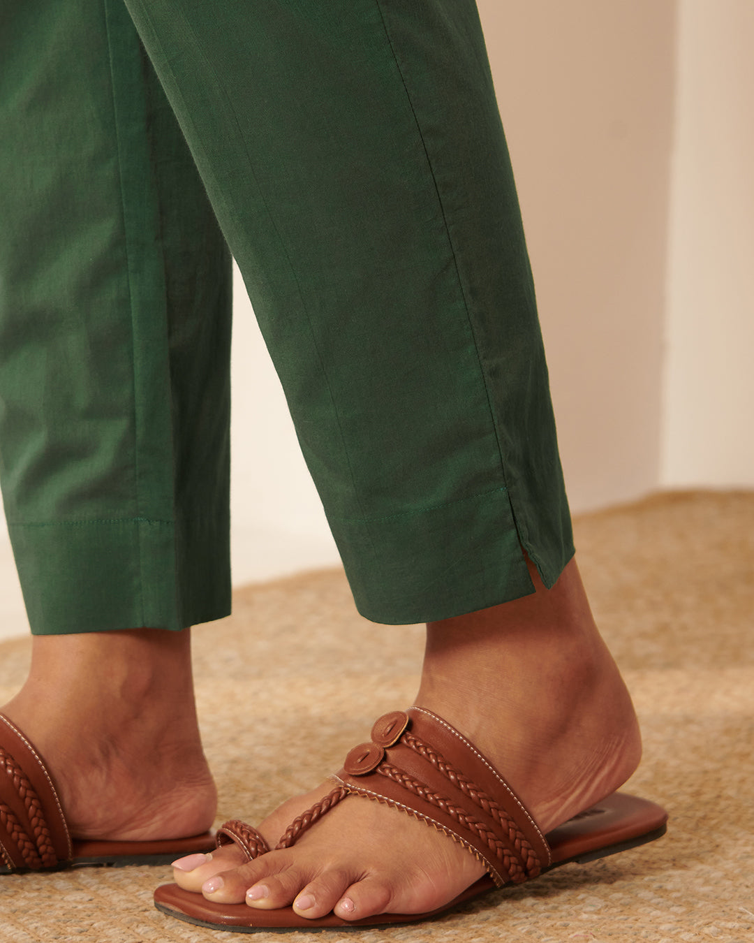 Roza Rosana Green Narrow Pants