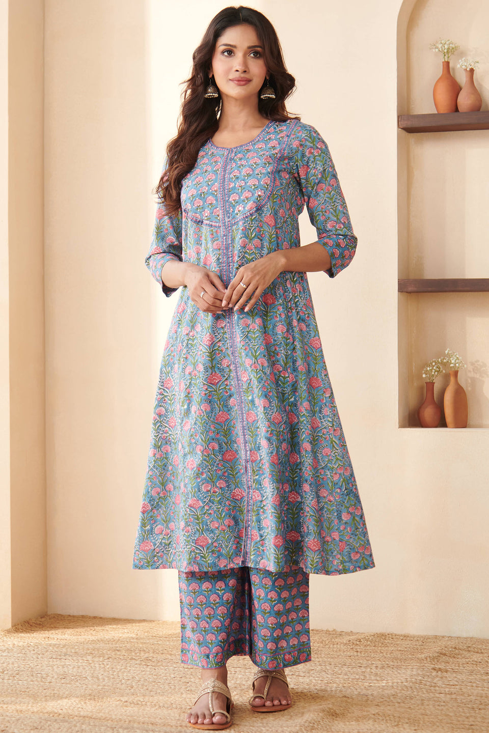 Gulbarg Kaira Sanganeri Kurta