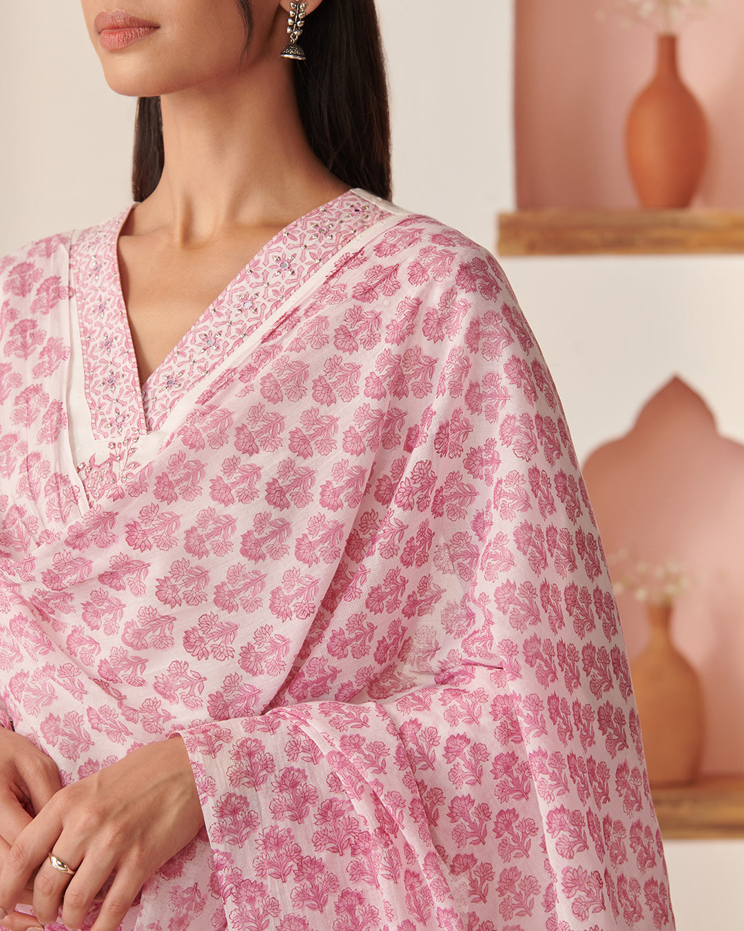 Rosheen Asfiya Sanganeri Dupatta