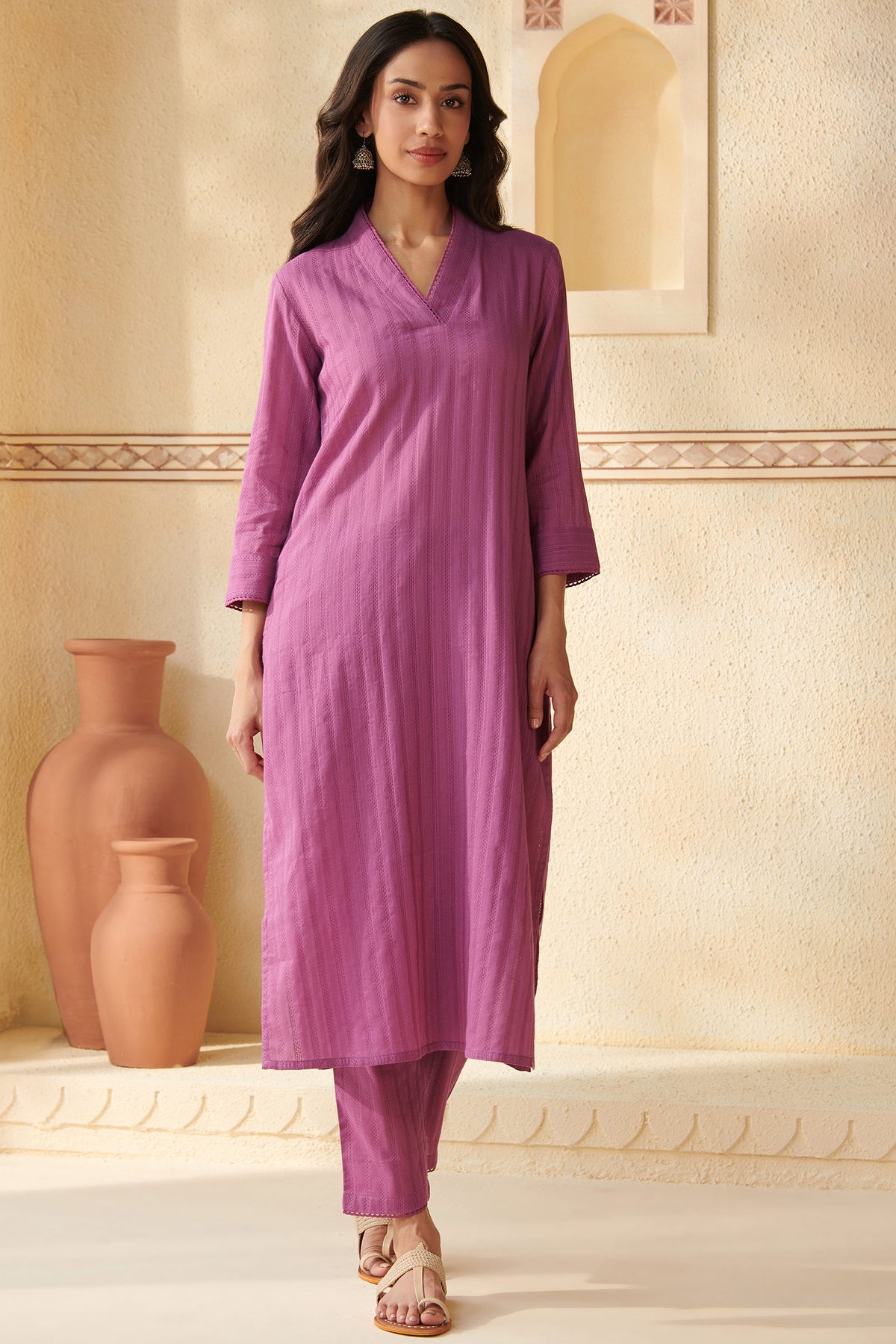Roza Raziya Purple Kurta