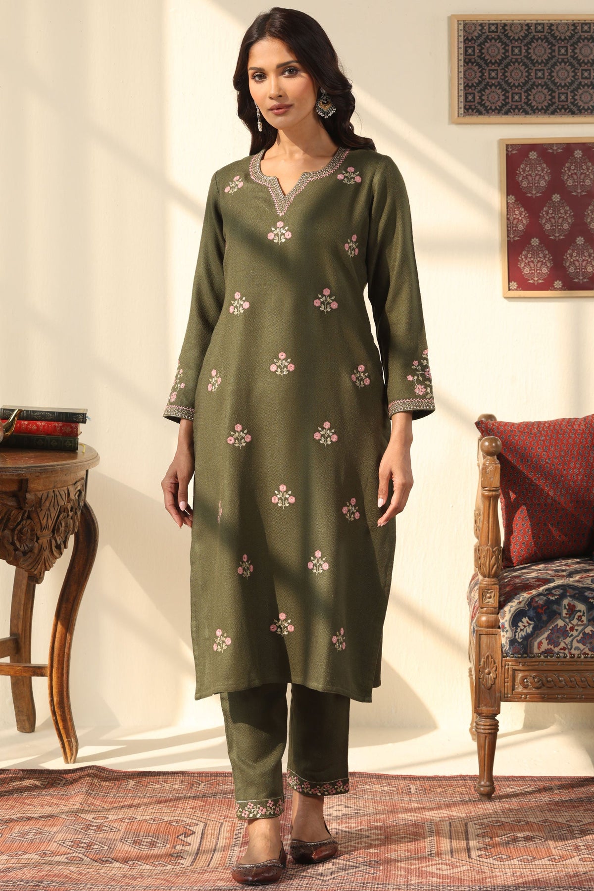 Surplus: Naadirah Parisa Faux Wool Kurta