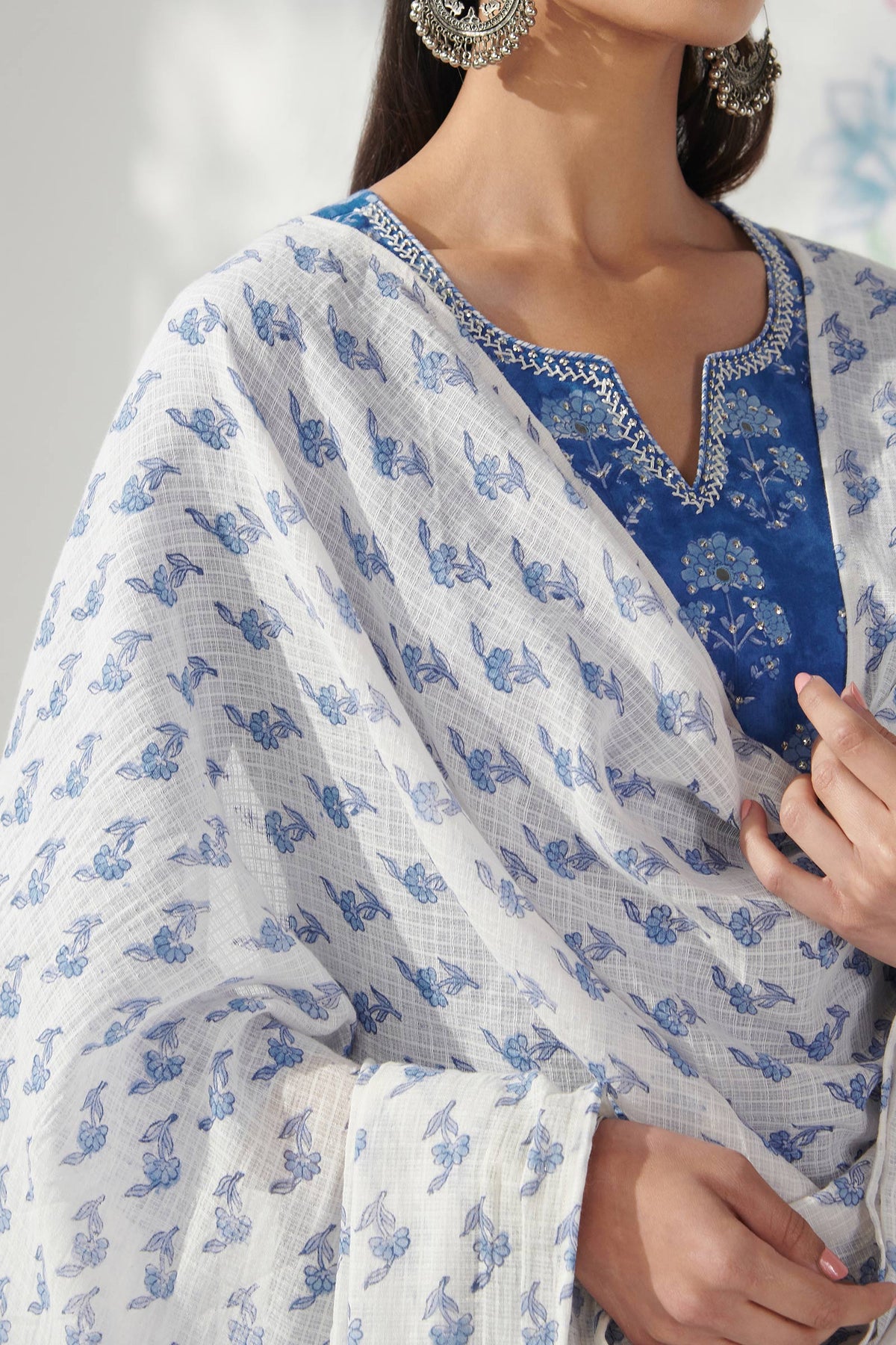 Neelofar Zunaira Sanganeri Dupatta