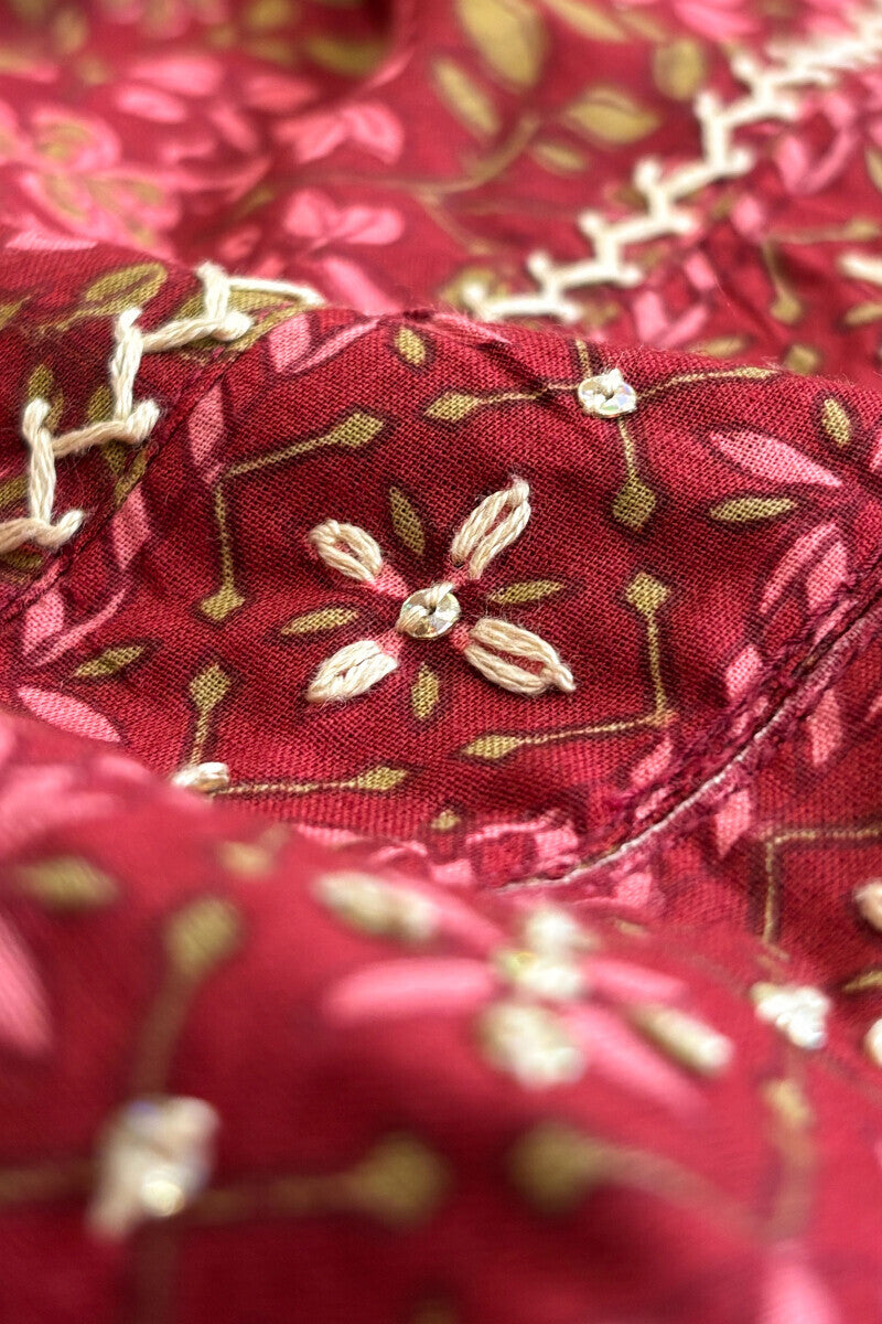 Gauhar Nishat Sanganeri Kurta