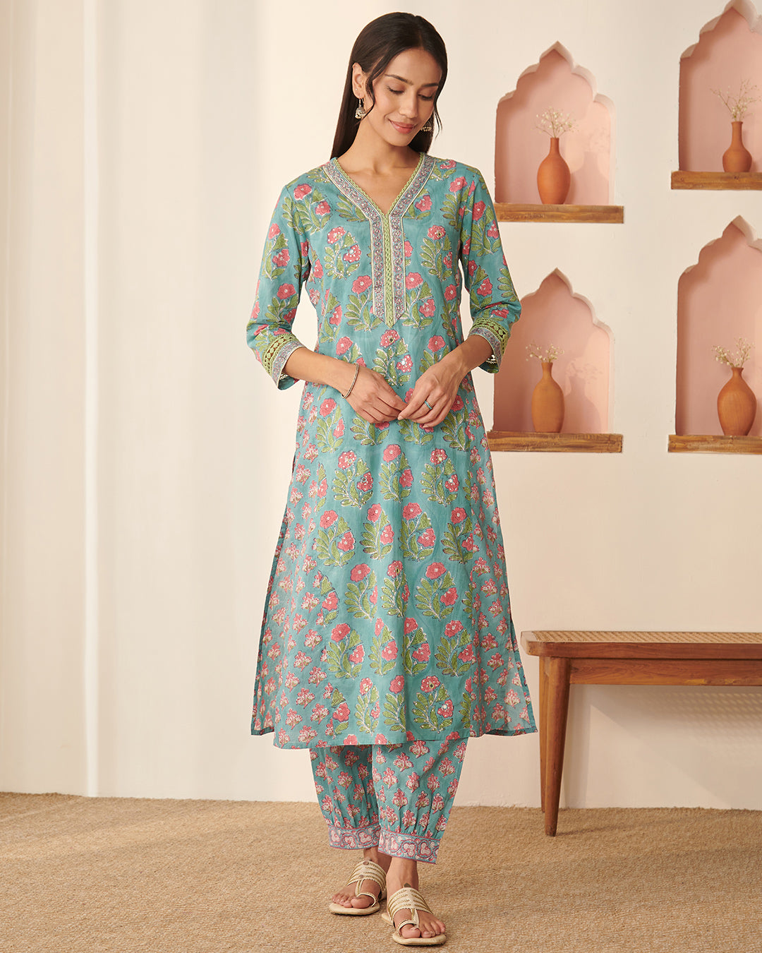 Gulbarg Armin Sanganeri Kurta