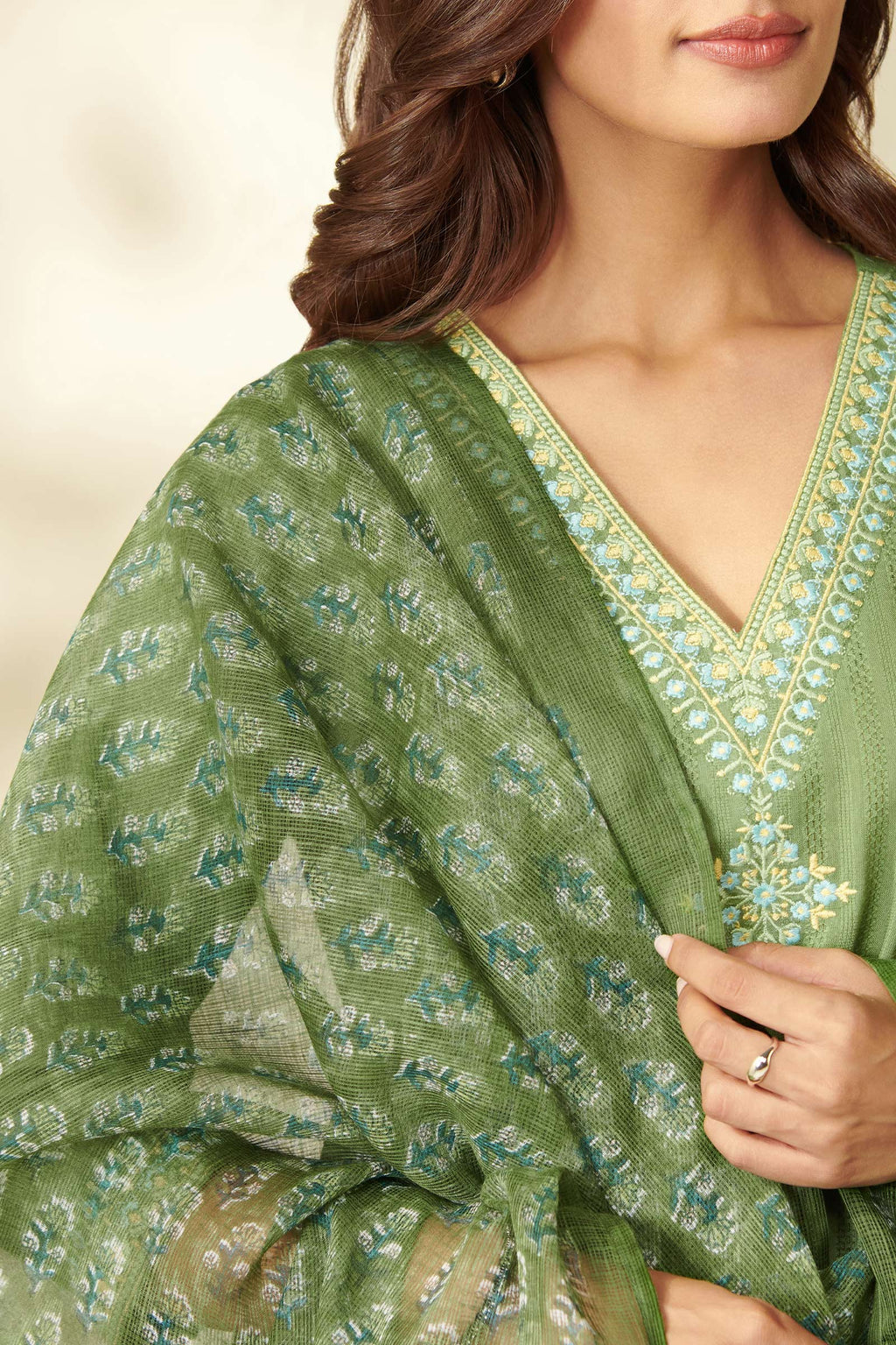 Gulbarg Riya Sanganeri Dupatta
