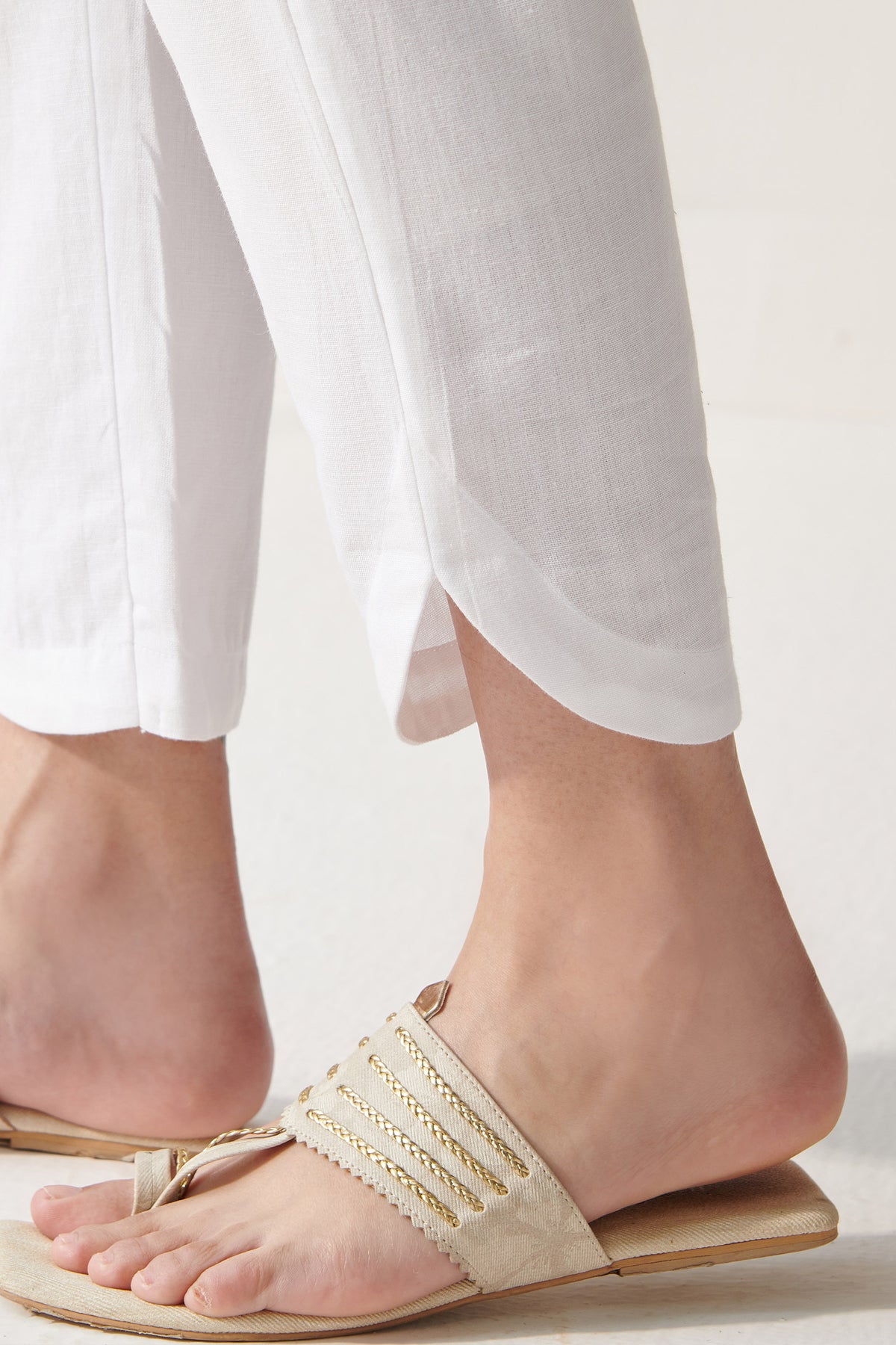 Roza Sameera White Pants