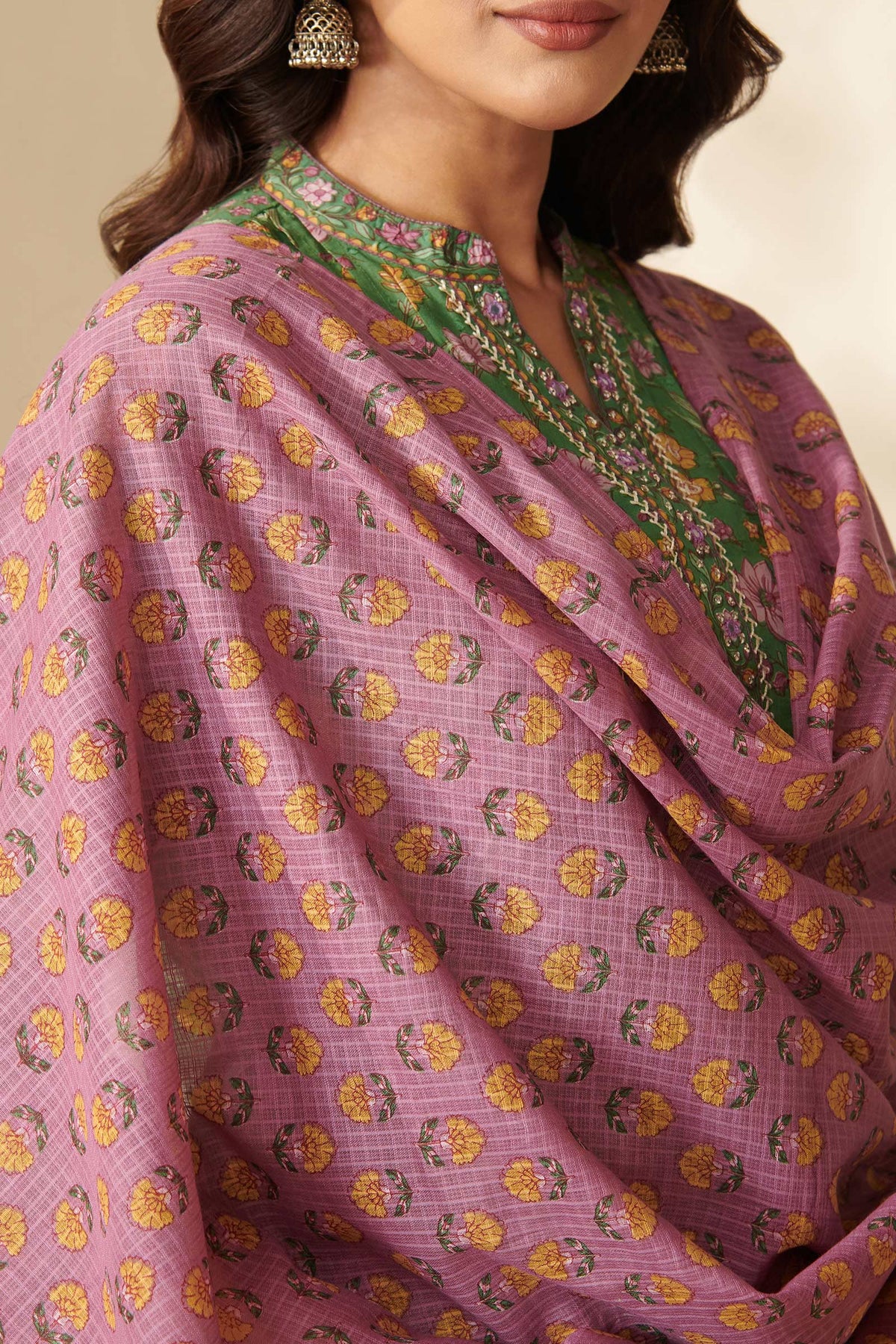 Gauhar Alaya Sanganeri Dupatta
