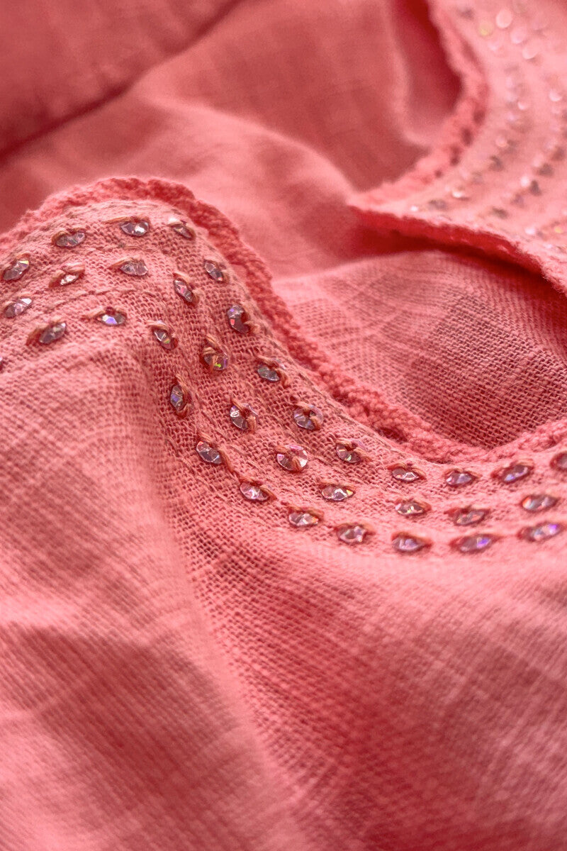 Roza Seerat Candy Pink Kurta