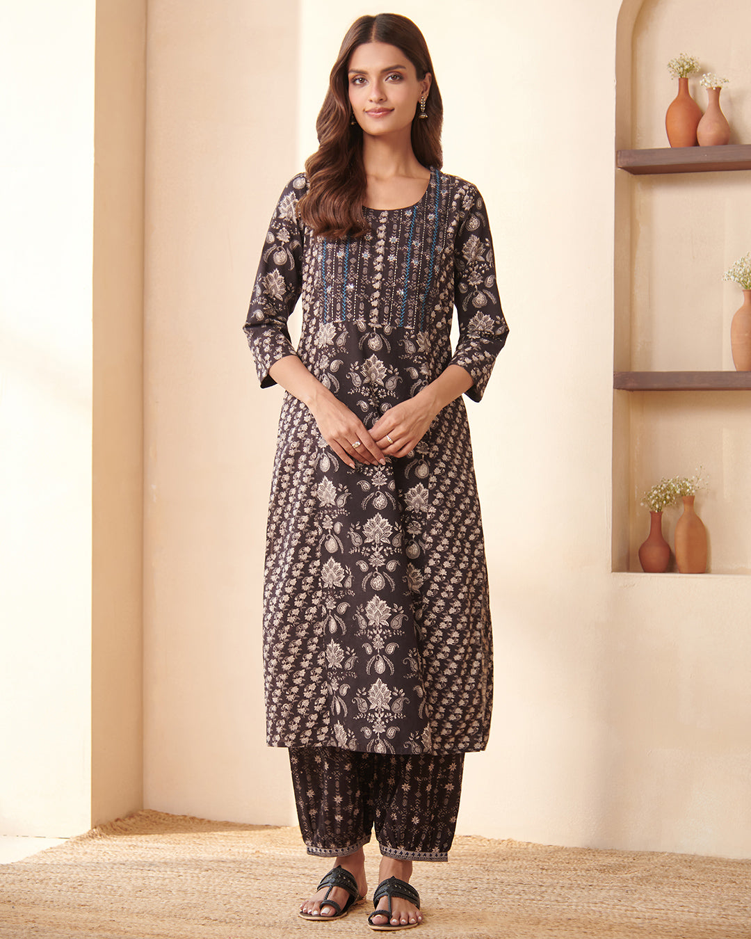 Sehra Farhat Bagru Kurta