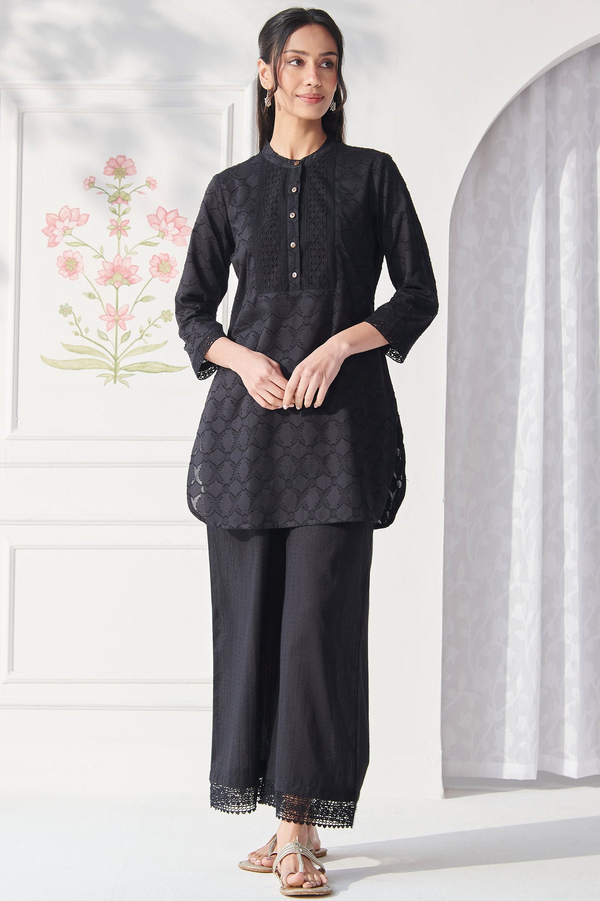 Mumtaz Nazma Black Co-Ord Set