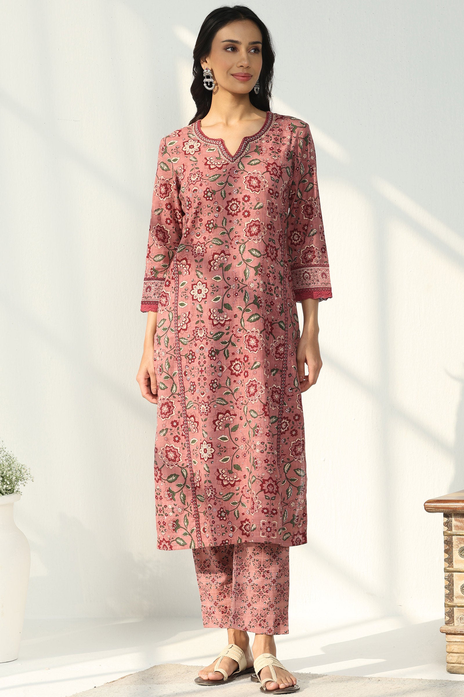 Rosheen Afra Sanganeri Kurta