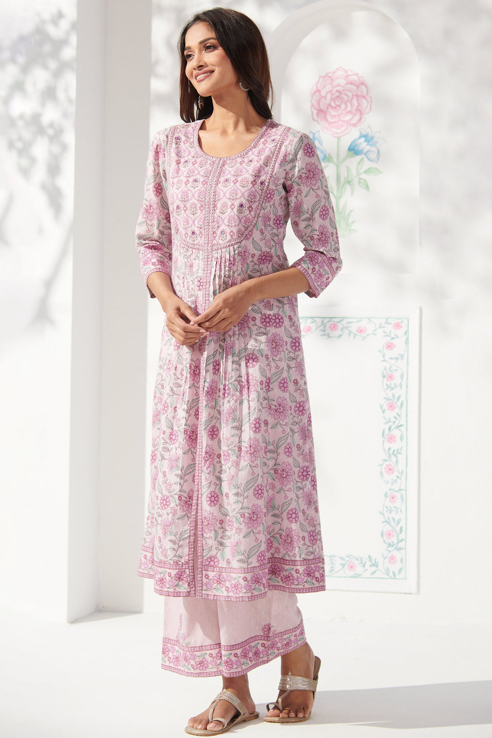 Gulbahar Aliza Sanganeri Kurta