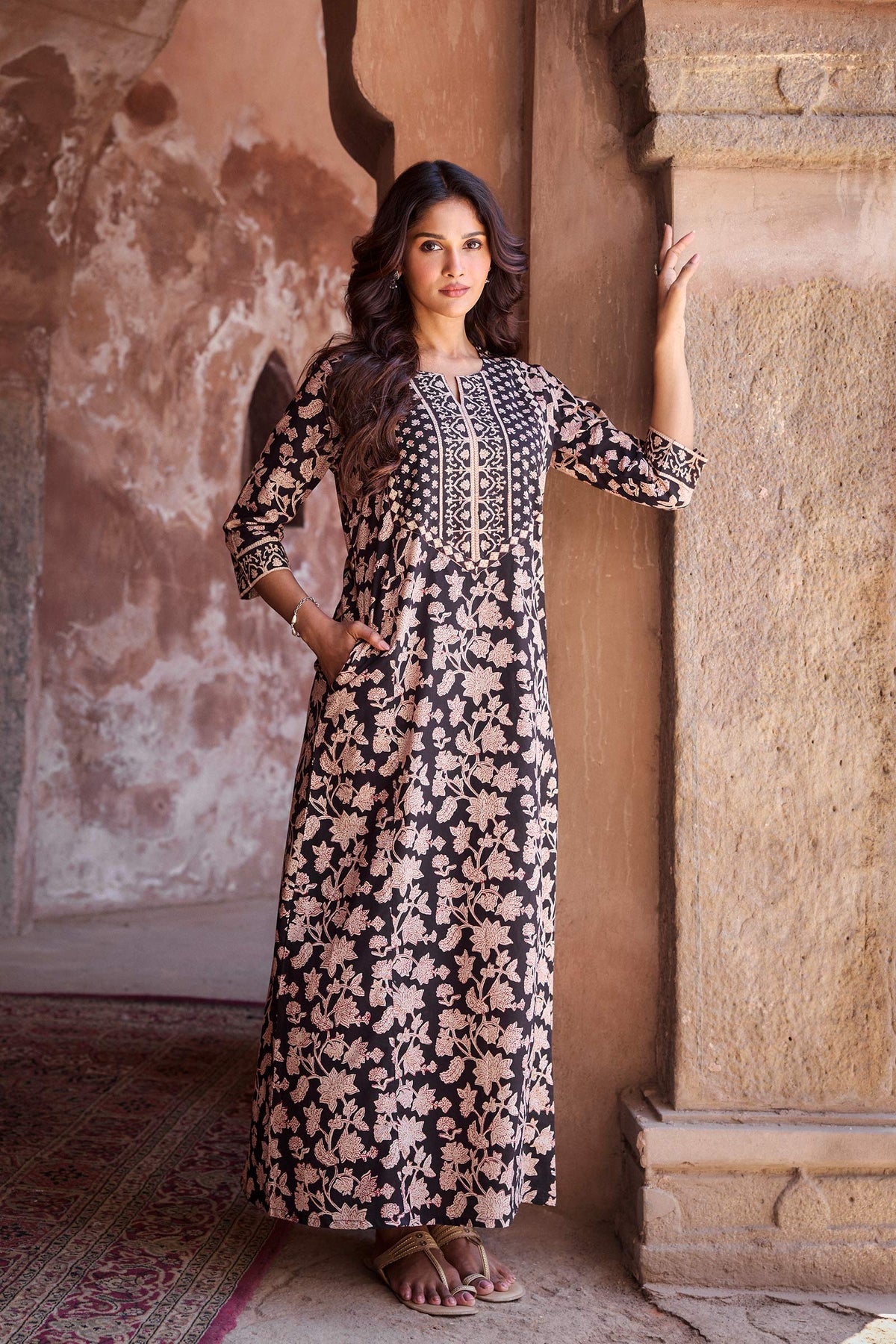 Sehra Sarah Bagru Kaftan