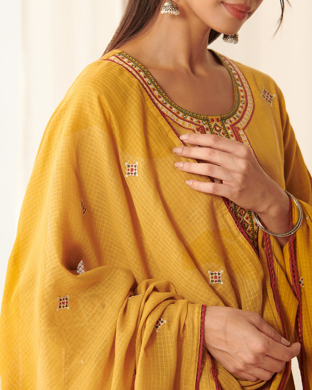 Mehraab Suhana Mustard Dupatta