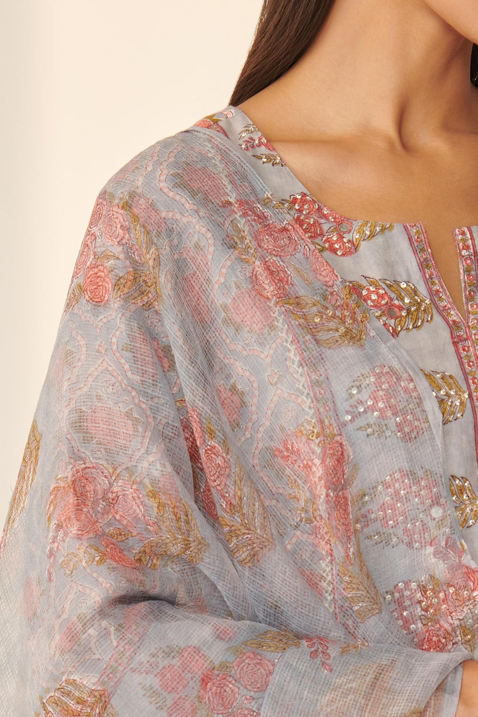 Roz Meher Sabrina Sanganeri Dupatta