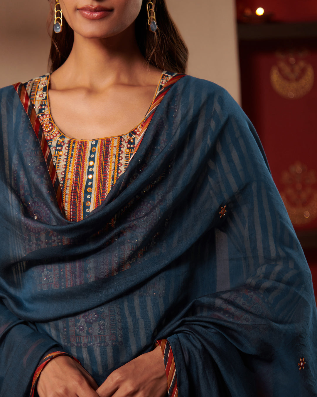 Roshanara Sehr Bagru Dupatta