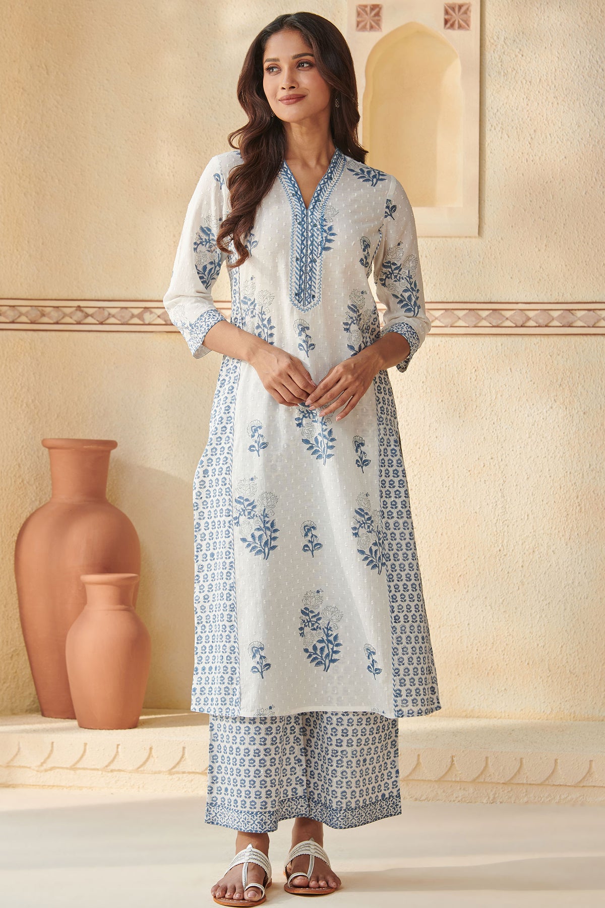 Neelofar Feroza Sanganeri Kurta