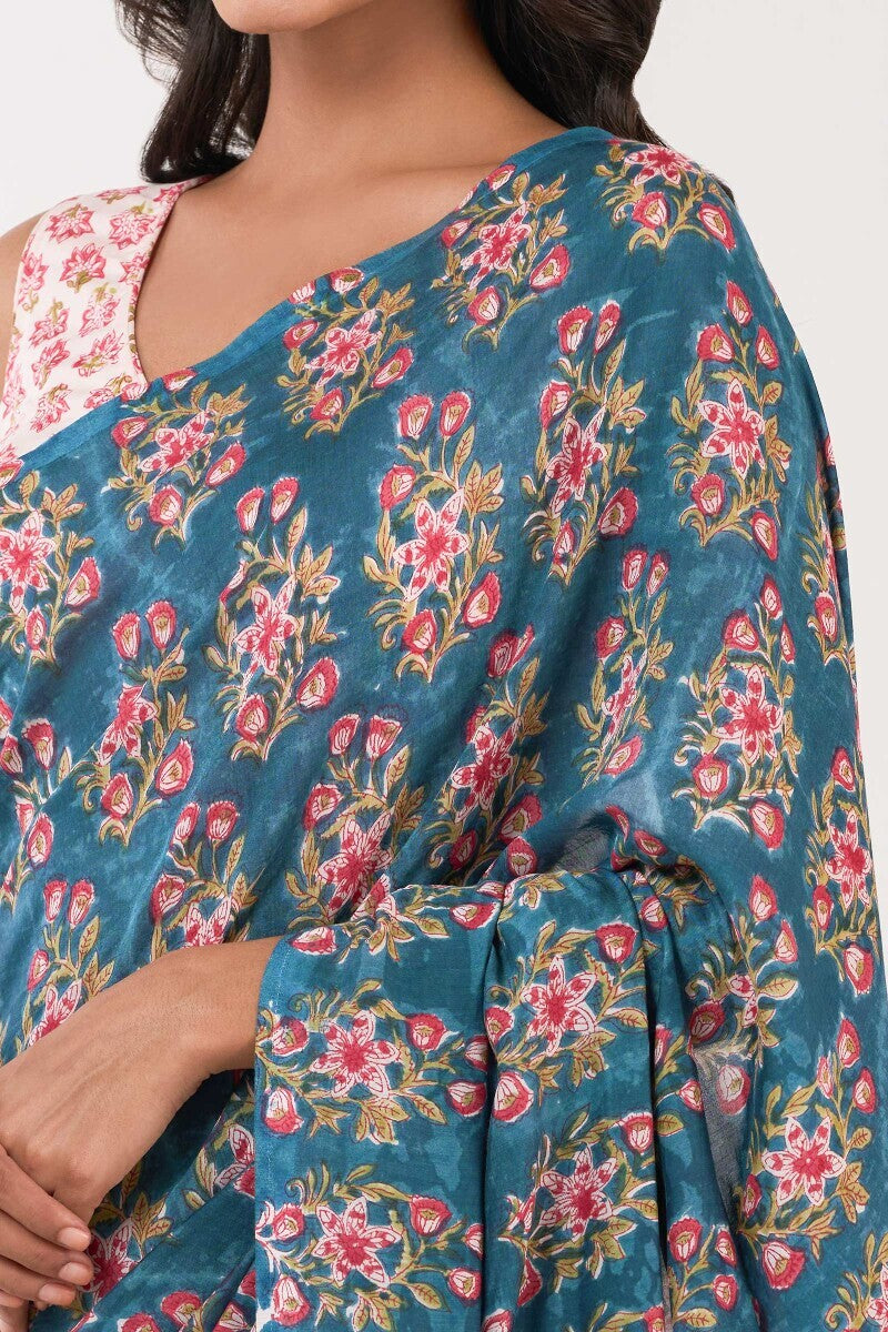 Nasrine Farnaz Sanganeri Modal Saree