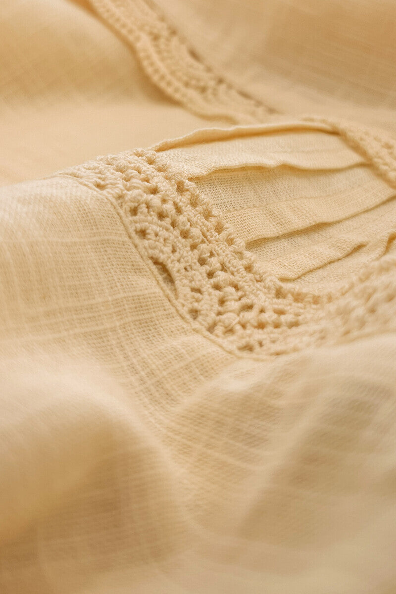 Roza Sehreen Cream Kurta