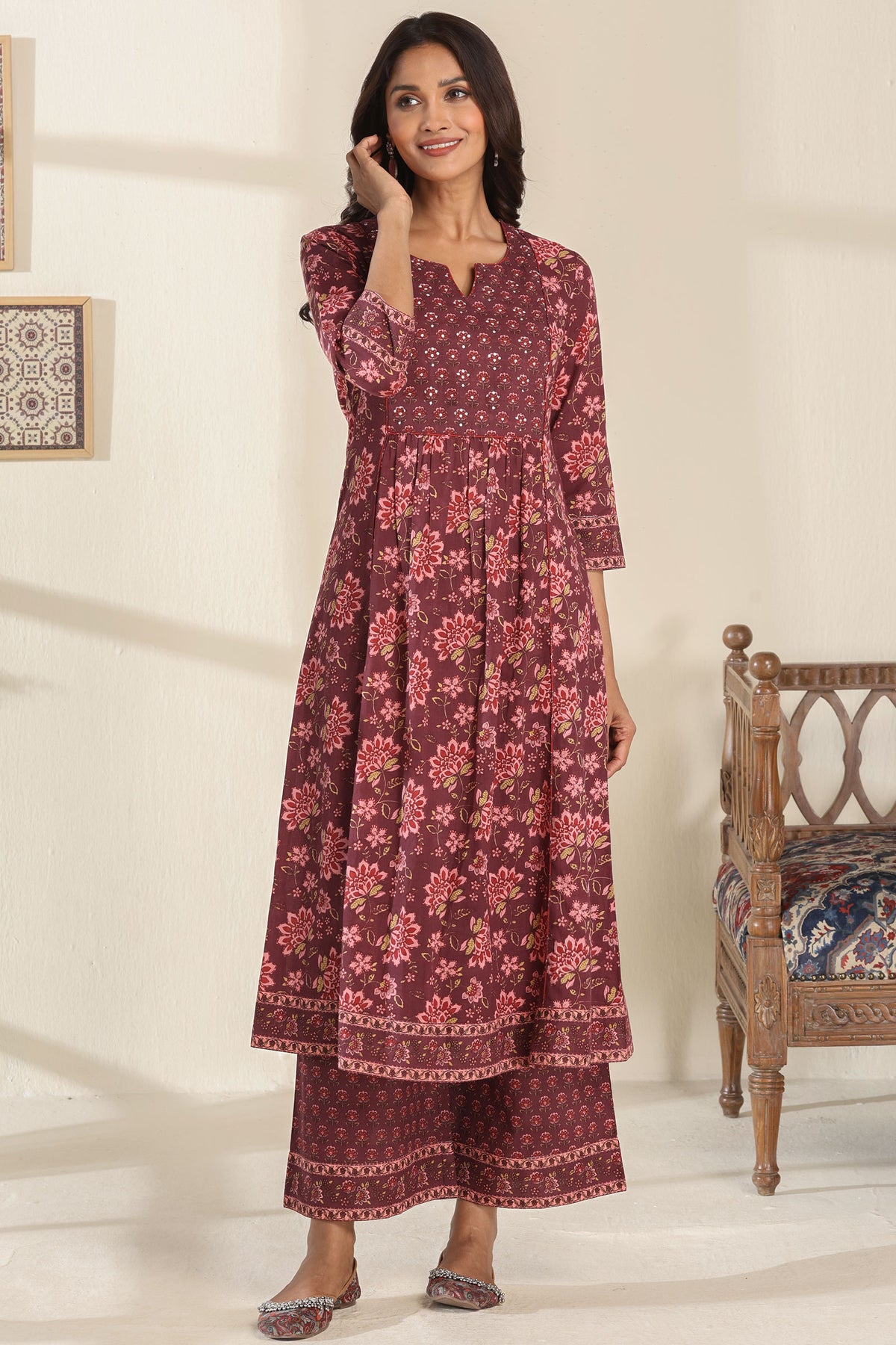 Gauhar Nadira Sanganeri Kurta
