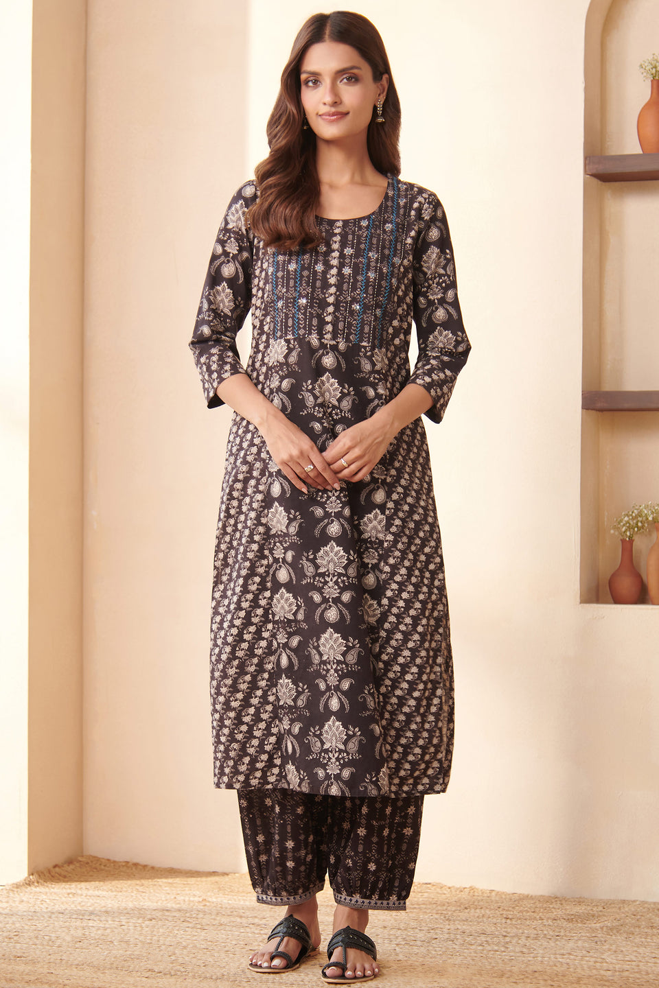 Sehra Farhat Bagru Kurta