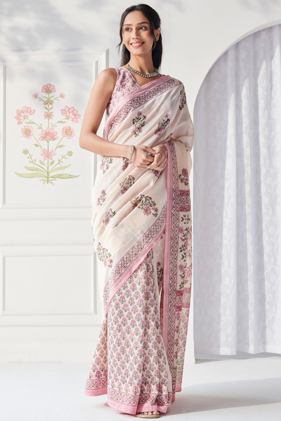 Gulbahar Inara Sanganeri Saree