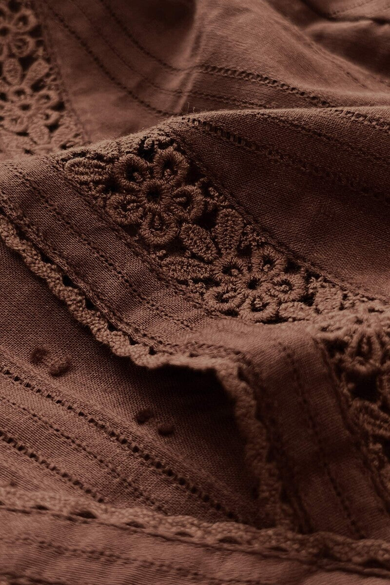 Roza Seher Brown Kurta