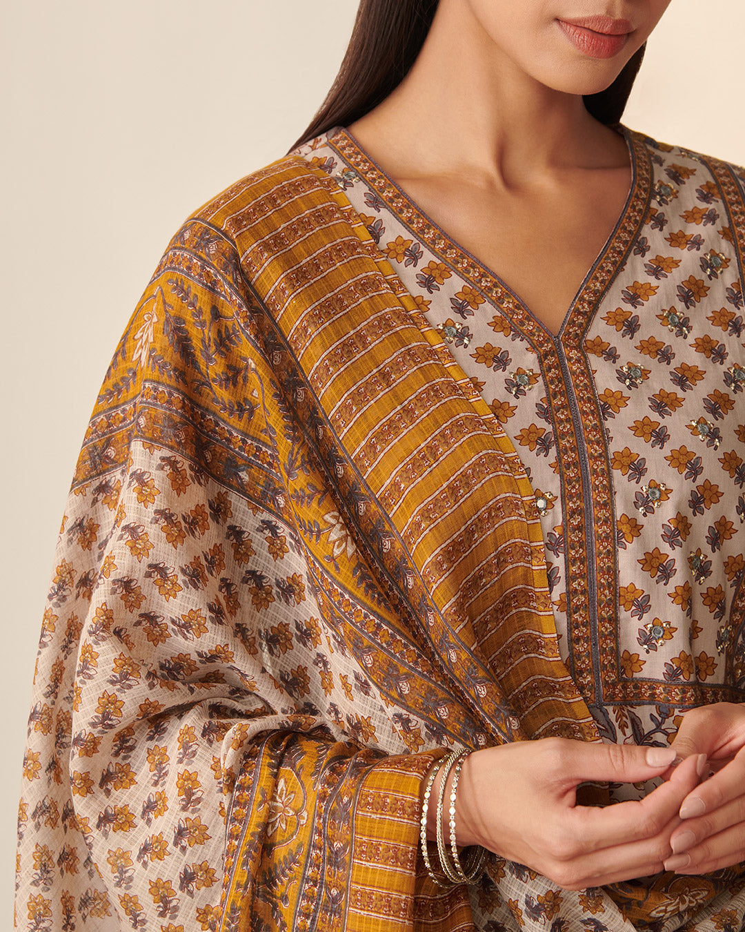 Gauhar Shireen Sanganeri Dupatta