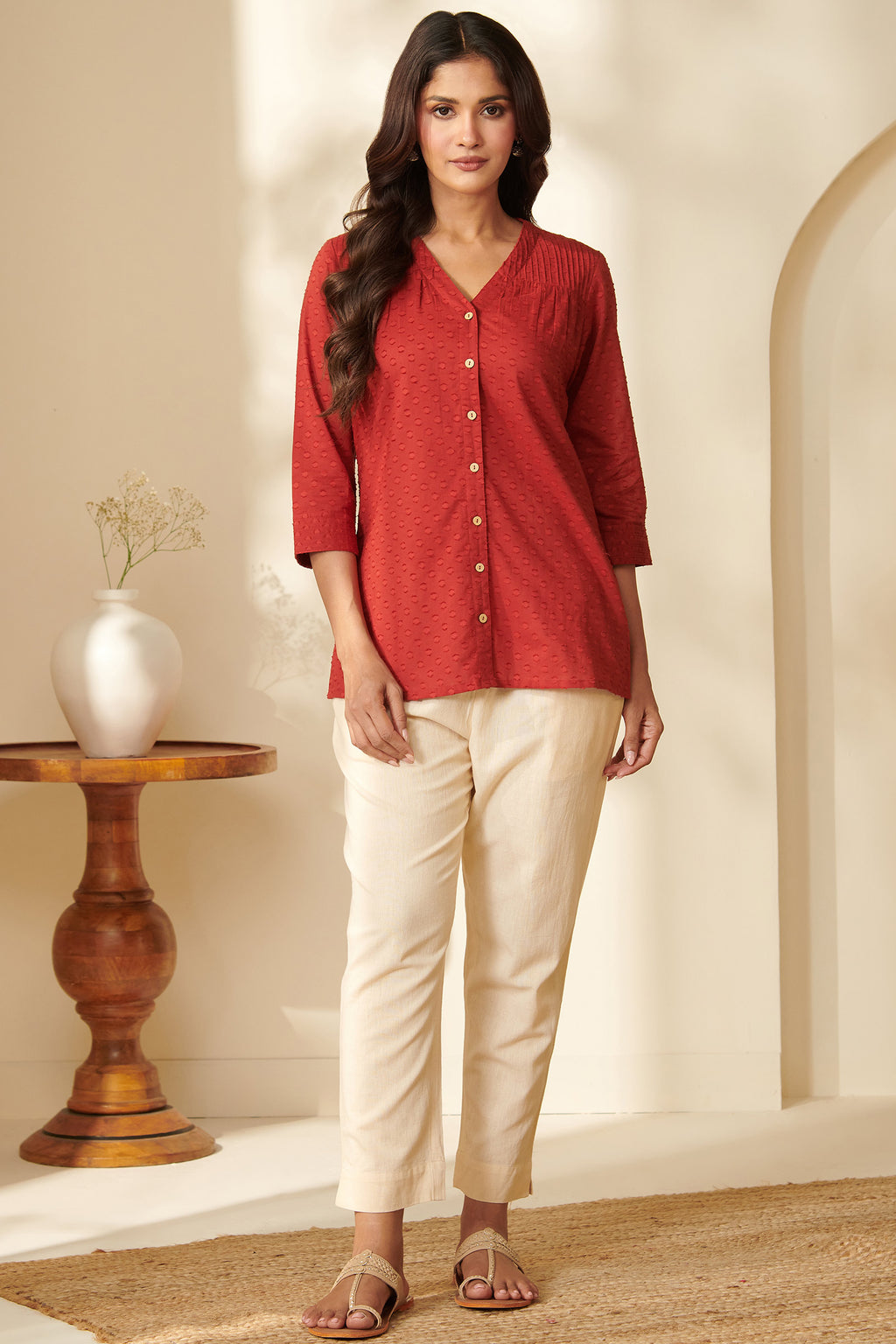 Surplus: Roza Razia Ruby Red Top
