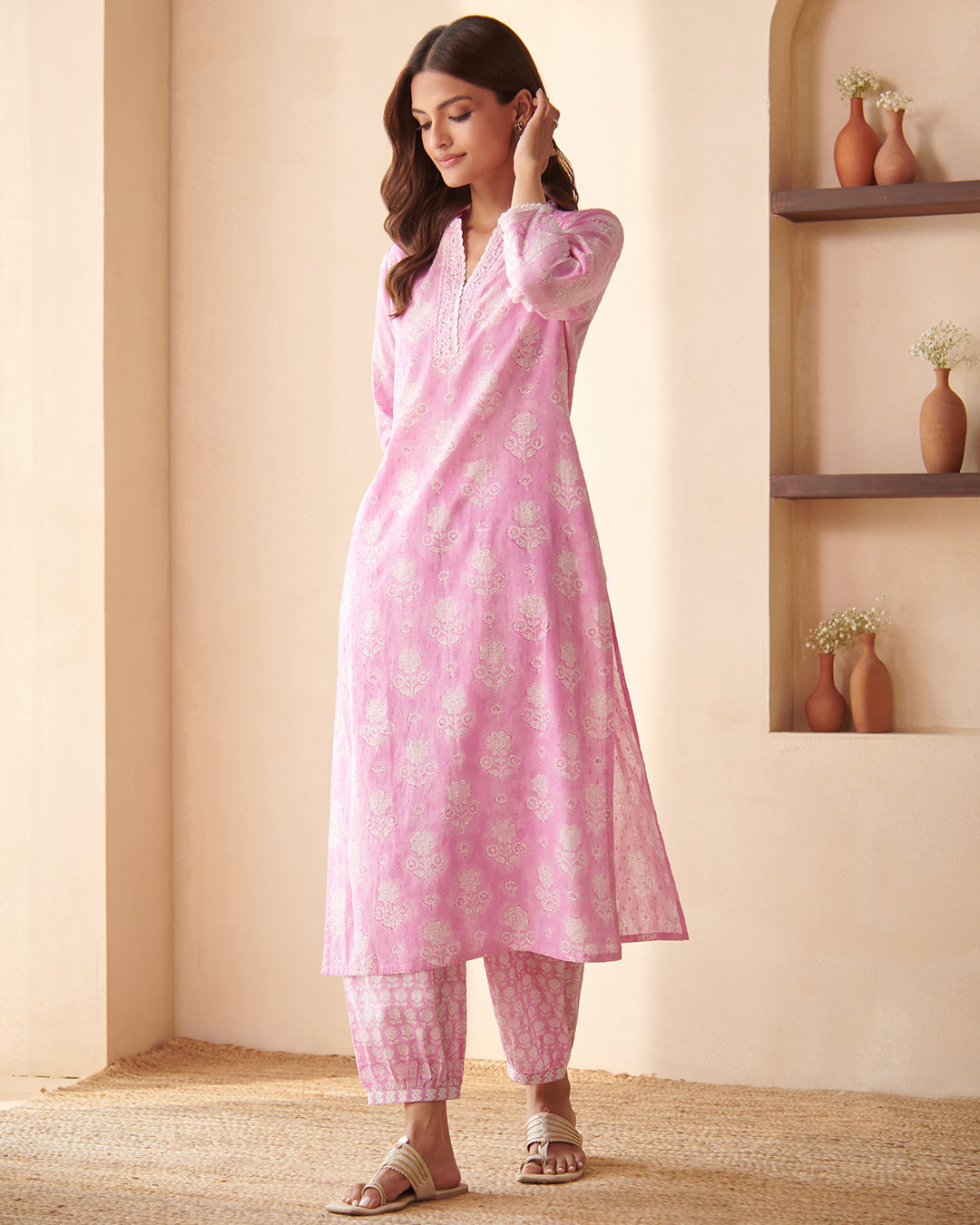 Nasrine Fazeen Sanganeri Kurta