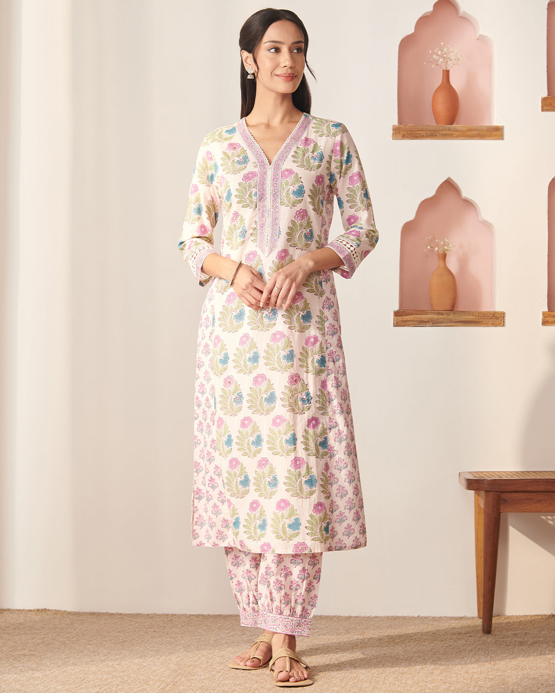 Gulbarg Fareena Sanganeri Kurta